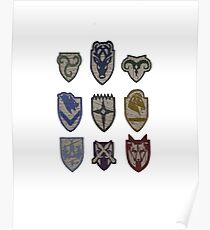 Skyrim Hold Logos Poster