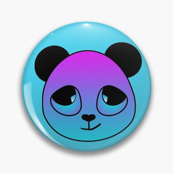 Item preview, cute animal friendly panda , fashionable colors sticker designed and sold by vilma3000.