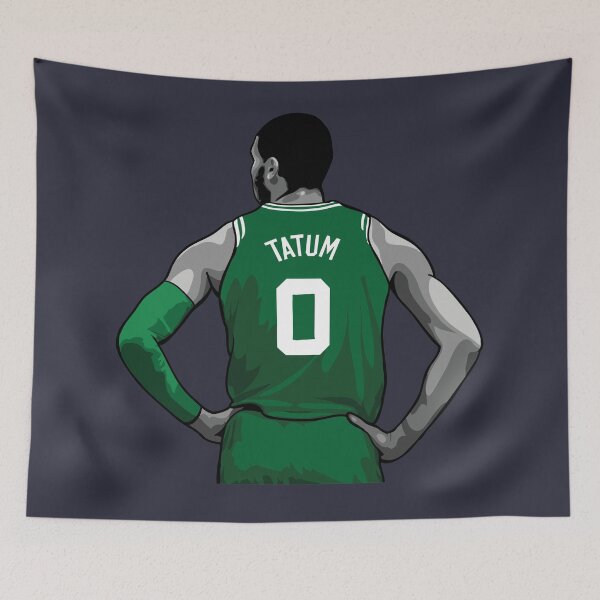 Item preview, Jayson Tatum Vector Back Qiangy designed and sold by qiangdade.