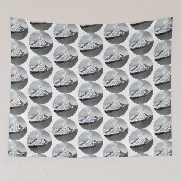 Item preview, Mountain show casing galaxy lights designed and sold by ArtByJAshley.