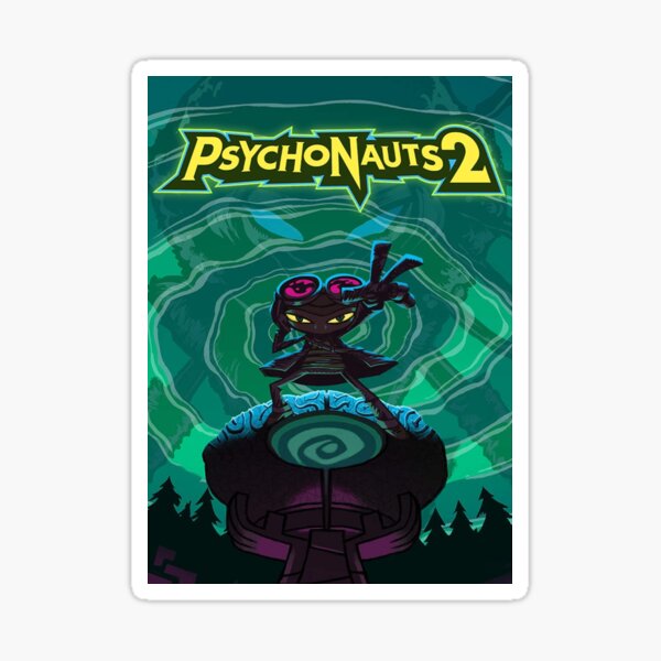 Vista previa del artículo con la obra «PsychoNauts 2», diseñado y vendido por Vuelps Posters.