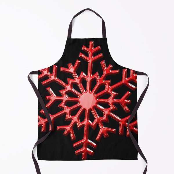 Item preview, RED CHROME SNOWFLAKE designed and sold by rfaubel.