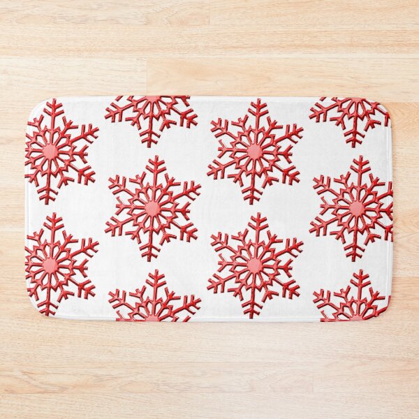 Item preview, RED CHROME SNOWFLAKE designed and sold by rfaubel.
