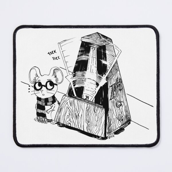 Item preview, Mouse Looking at Metronome (Inktober 2021) designed and sold by rairaDraws.