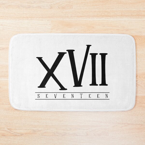 Item preview, XVII (Seventeen) Black Roman Numerals designed and sold by VicEllisArt.