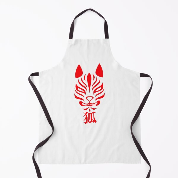 Item preview, Mask of Traditional Japanese Kitsune Fox designed and sold by DesignByLeo.