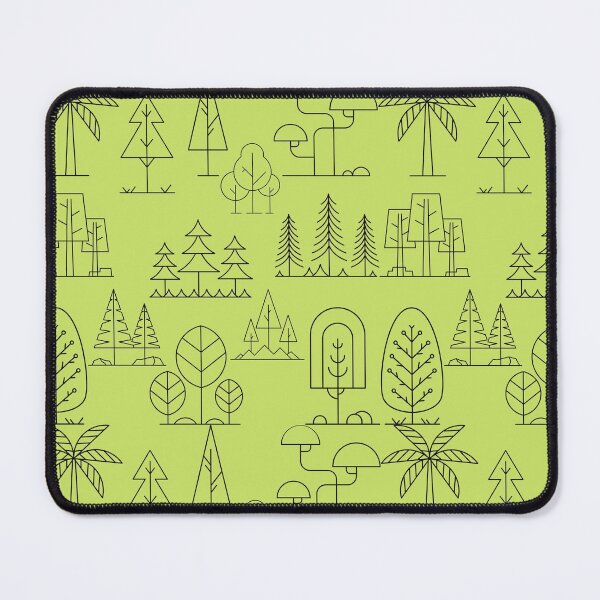 Item preview, Geometric Line Trees pattern designed and sold by Artystico  ⭐⭐⭐⭐⭐.
