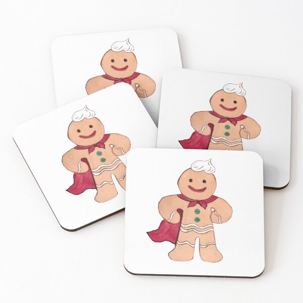 Item preview, Superhero Gingerbread Man designed and sold by ArtByJAshley.