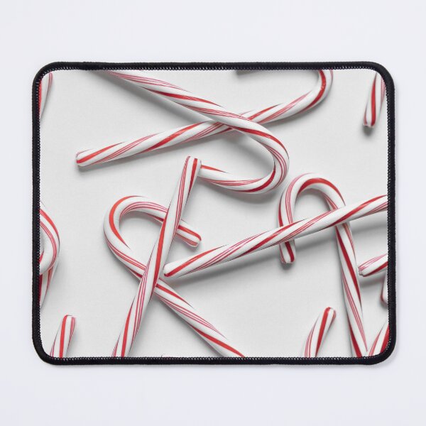 Item preview, Bastones de caramelo sobre fondo blanco - Temporada designed and sold by Lisa Thomas.