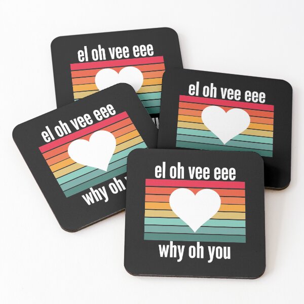 Item preview, El Oh Vee Eee Why Oh You Vintage Sunset designed and sold by PeachesMommy.