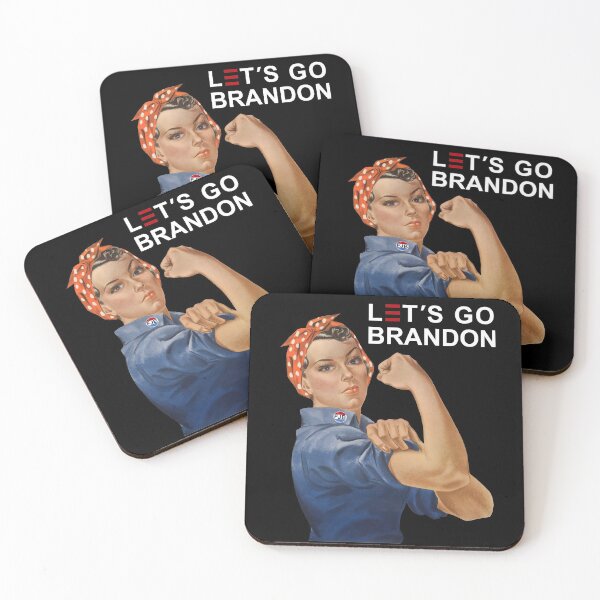 Item preview, FJB Let's Go Brandon Impeach 46 Rosie The Riveter designed and sold by ThreadsNouveau.
