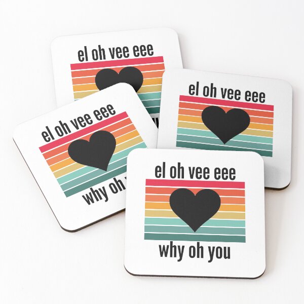 Item preview, El Oh Vee Eee Why Oh You Vintage Sunset designed and sold by PeachesMommy.