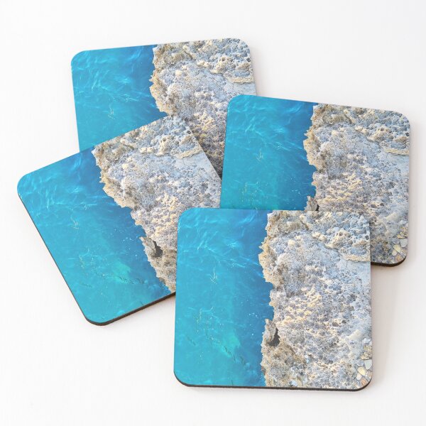 Item preview, Blue Calm Turquoise Sea Water, Rocky Beach Texture designed and sold by Kate-P-.