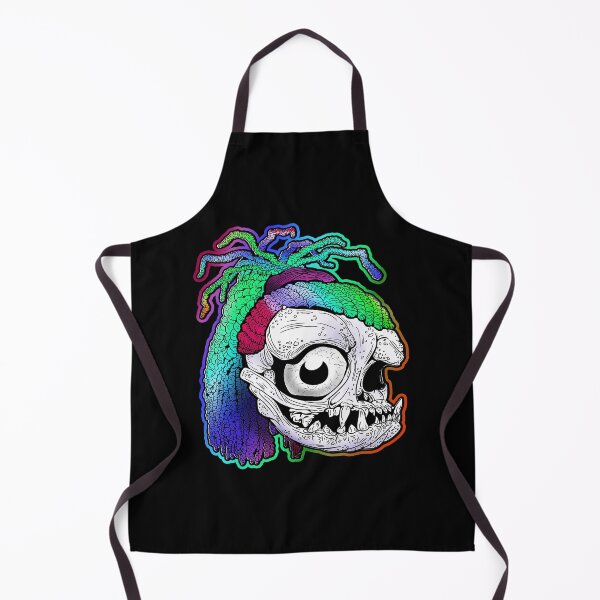 Item preview, Rainbow Dreadlock Funky Skull Skeleton designed and sold by iduzarts.