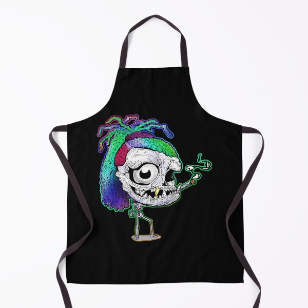 Item preview, Rainbow Dreadlock Funky Skull Skeleton designed and sold by iduzarts.