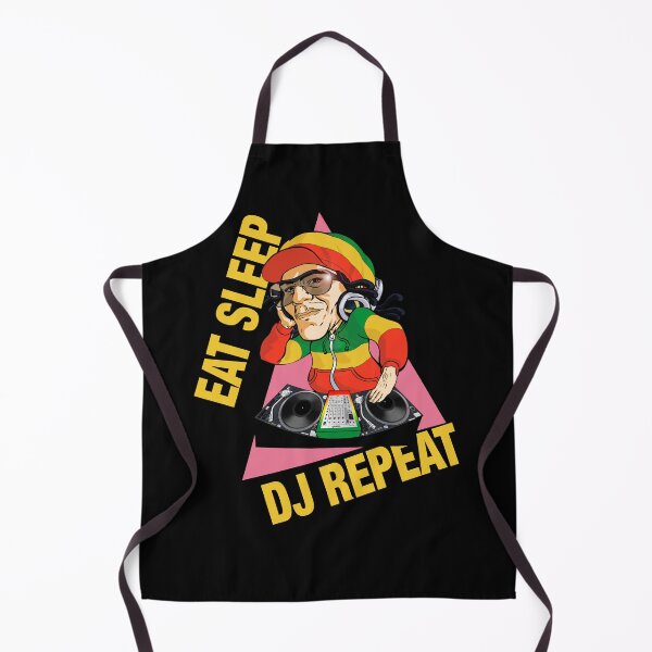 Item preview, Rastafarian Eat Sleep DJ Repeat designed and sold by UglyBoyDesign.