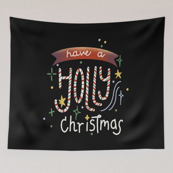 Item preview, Have a holly christmas - christmas quote designed and sold by misskholeta.