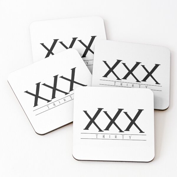 Item preview, XXX (Thirty) Black Roman Numerals designed and sold by VicEllisArt.
