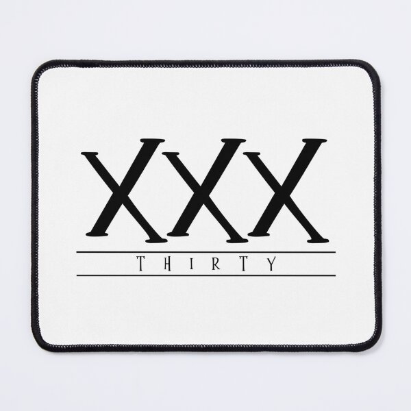Item preview, XXX (Thirty) Black Roman Numerals designed and sold by VicEllisArt.