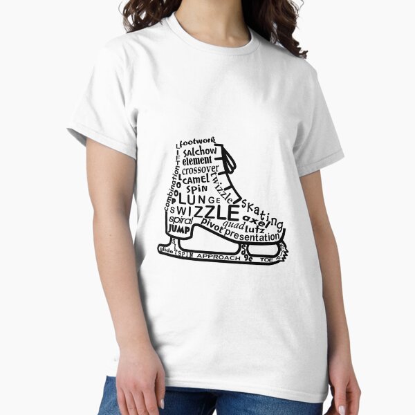 Item preview, Ice Skate With Words designed and sold by RhondaCav.