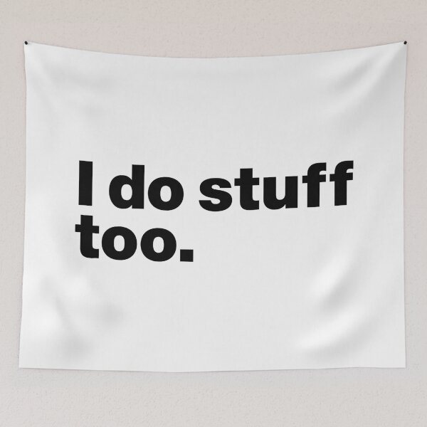 Item preview, I do stuff too (black) designed and sold by dudethecreator.