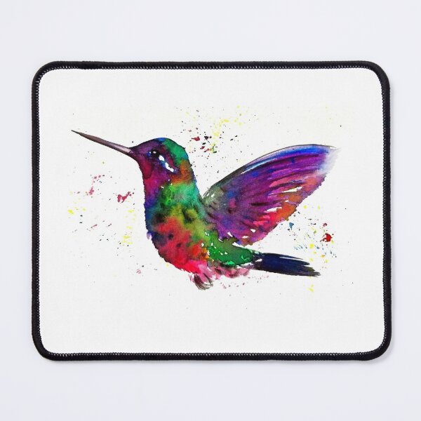 Aperçu de l'œuvre Colibri moderne audacieux créée et vendue par ArtByJAshley.