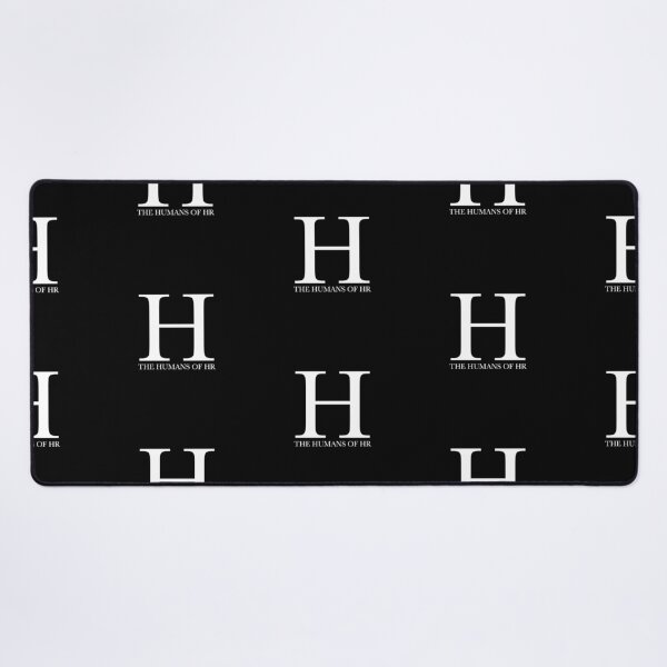 The Humans of HR Classic Logo (Black) Desk Mat