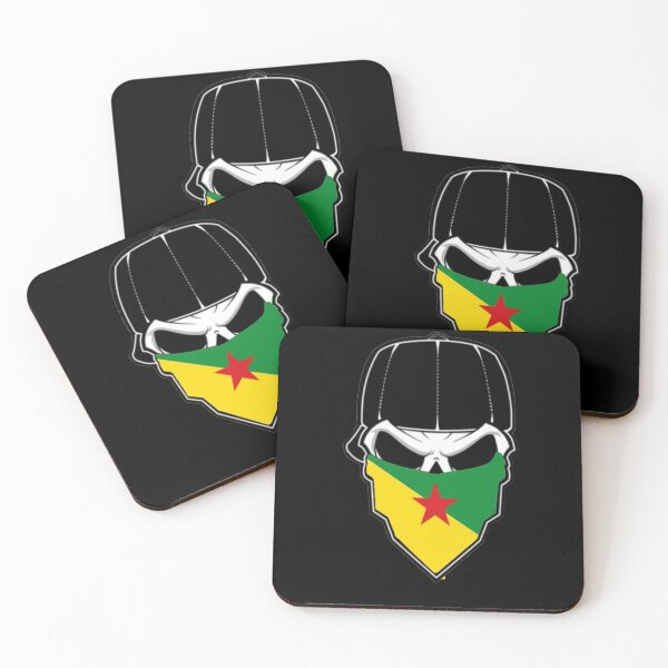 Item preview, Skull with Cap and Guyana Flag Bandana designed and sold by West indian touch.