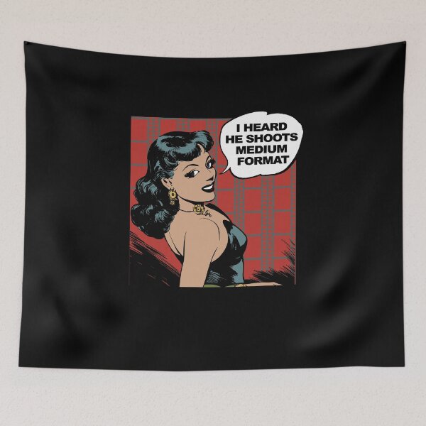 Item preview, I Heard he Shoots Medium Format Film designed and sold by analogwardrobe.