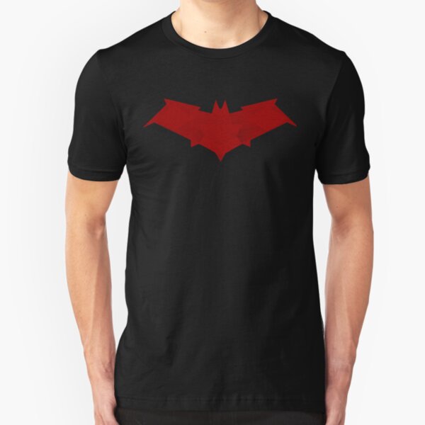Batman DC Comics Under The Hood Jason Todd Hood Bat Logo Big Boys T-Shirt
