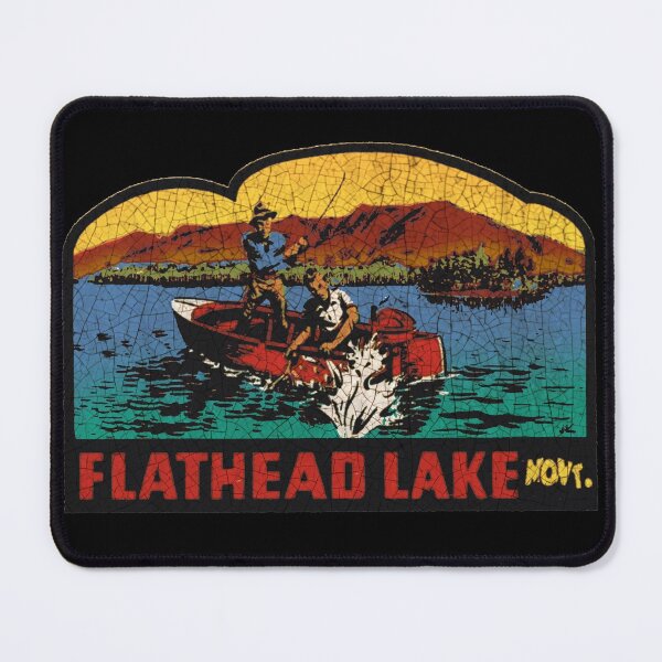 Item preview, Flathead Lake Montana Vintage Souvenir designed and sold by Centuryvault.