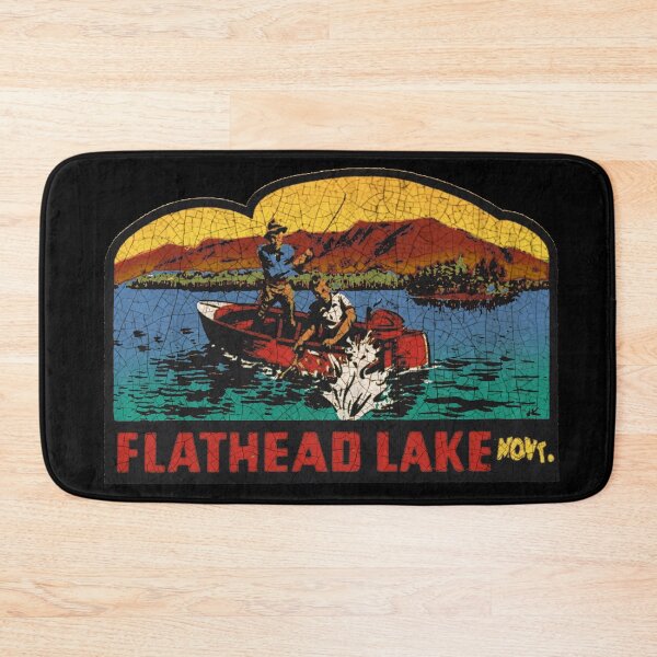 Item preview, Flathead Lake  Montana Vintage Souvenir designed and sold by Centuryvault.