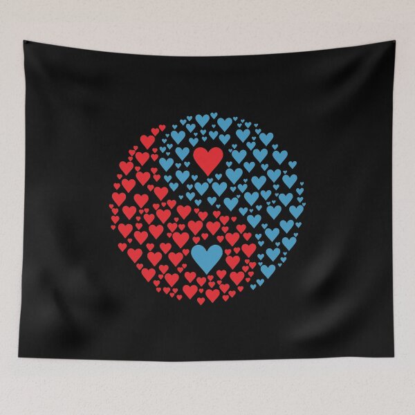 Item preview, yin yang meaning love designed and sold by Bizarro23.