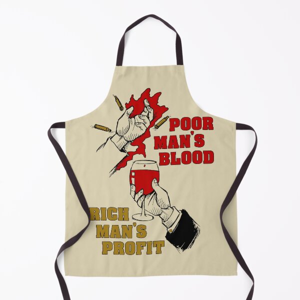 Item preview, Poor Man's Blood, Rich Man's Profit - Anti War, No War But Class War, Leftist, Socialist  designed and sold by SpaceDogLaika.