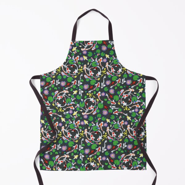 Item preview, Gouache Koi Swirl Pattern designed and sold by paintedpansy.