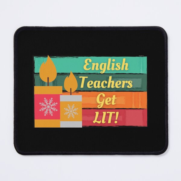 Item preview, English Teachers Get Lit - Two Candles designed and sold by charqui.