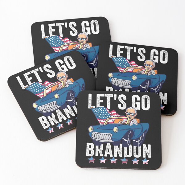 Item preview, Let's Go Brandon American Flag Car Biden Retro Vintage designed and sold by LAXIR.