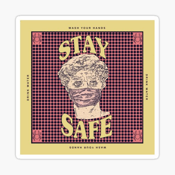 Stay Safe David Sticker