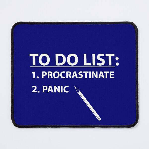 Item preview, Funny Slacker To Do List: Procrastinate & Panic  designed and sold by StudioTina.