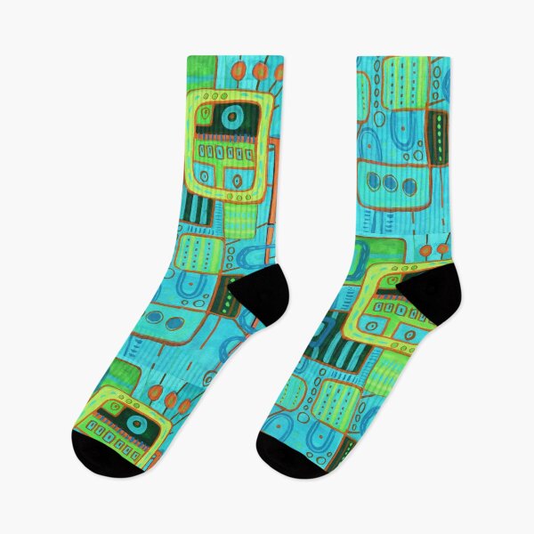 Item preview, Aqua Abstract Contemporary Design designed and sold by NancyMerkle.