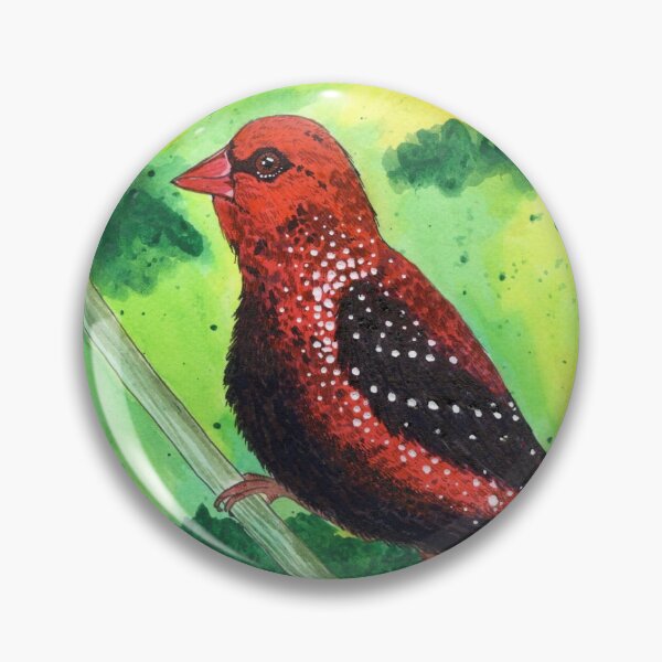 Item preview, Red avadavat designed and sold by playfulpuffin.