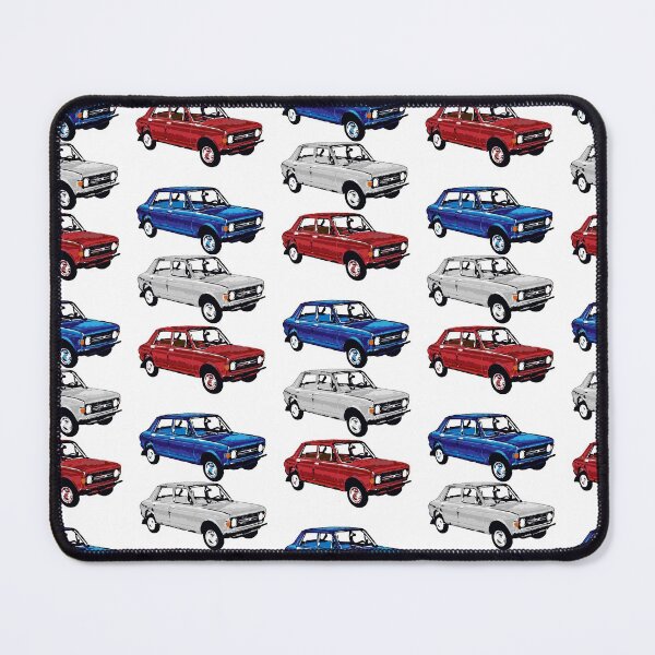 Item preview, Zastava 101 Stojadin Red White Blue Retro Car Pattern designed and sold by TinThor.