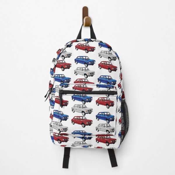 Item preview, Zastava 101 Stojadin Red White Blue Retro Car Pattern designed and sold by TinThor.