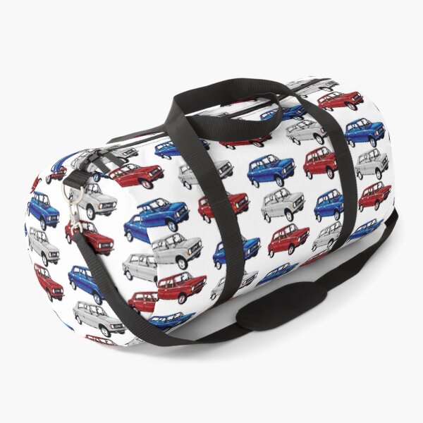 Item preview, Zastava 101 Stojadin Red White Blue Retro Car Pattern designed and sold by TinThor.