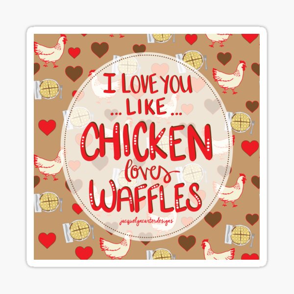 Chicken & Waffles Sticker