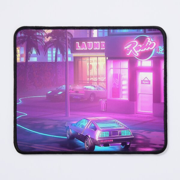Neon Night Mouse Pad