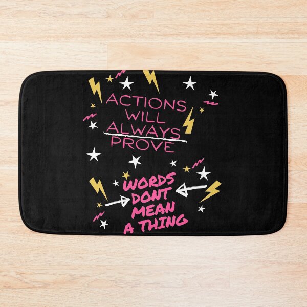 Item preview, Words Don't Mean a Thing designed and sold by ShopTease.