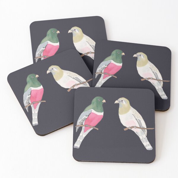 Item preview, Elegant Trogon watercolor bird species art designed and sold by TheWaterBirds.