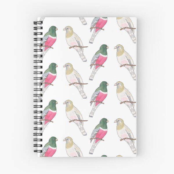 Item preview, Elegant Trogon watercolor bird species art designed and sold by TheWaterBirds.