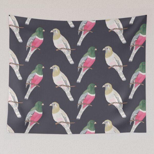 Item preview, Elegant Trogon watercolor bird species art designed and sold by TheWaterBirds.